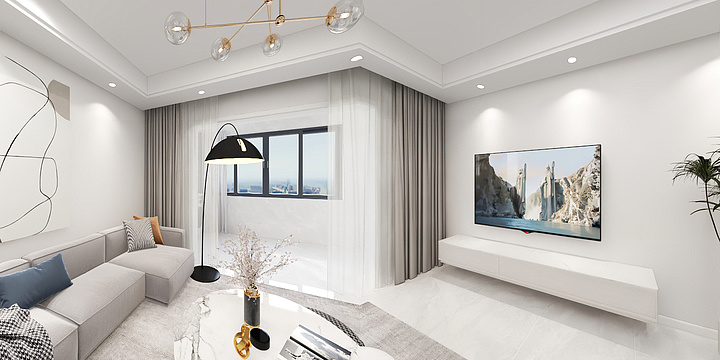 Design一刘俊宇-通州湾银海公馆5#802fdwg-装修设计方案