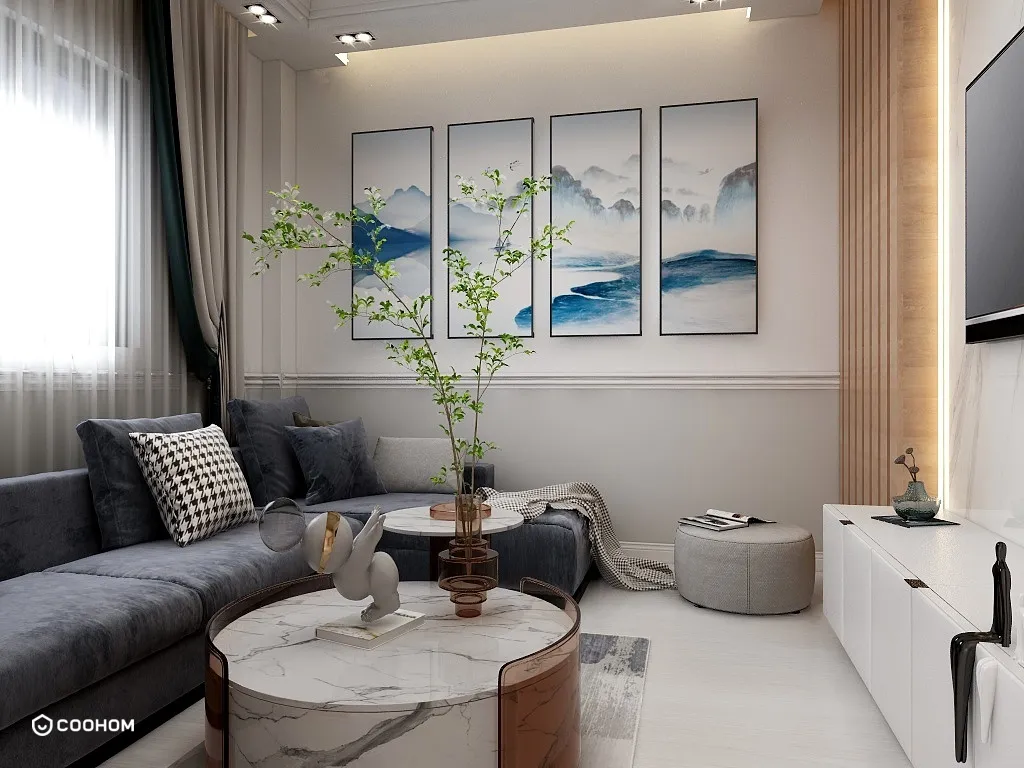 basselsabek的装修设计方案:MODERN 120M2 FLAT