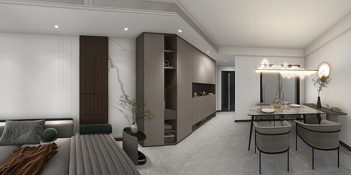 王工空间设计-龙江小区6-1802-装修设计方案