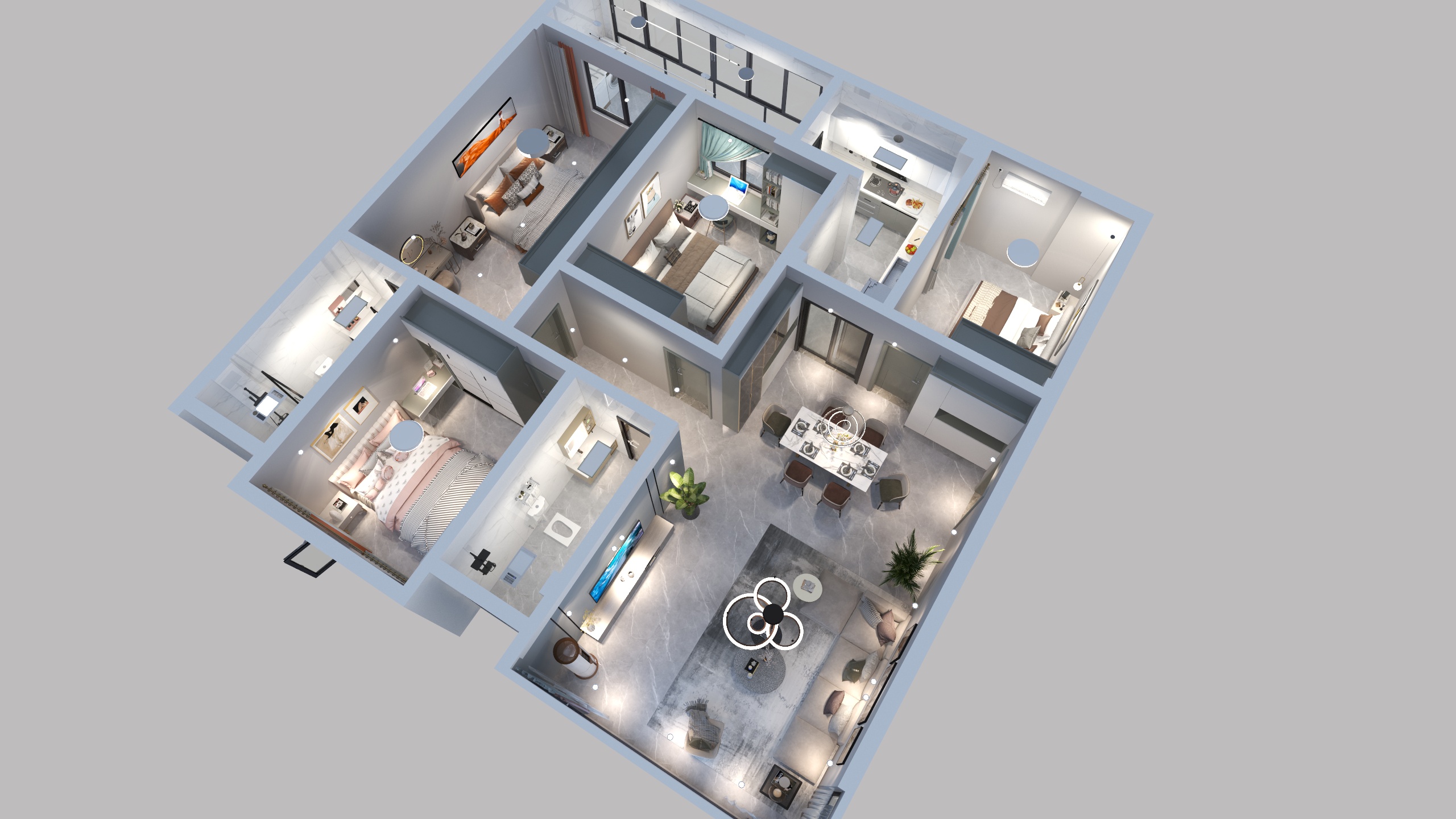 匠艺装饰zs-民族风情街16-1-403黄总-装修设计方案