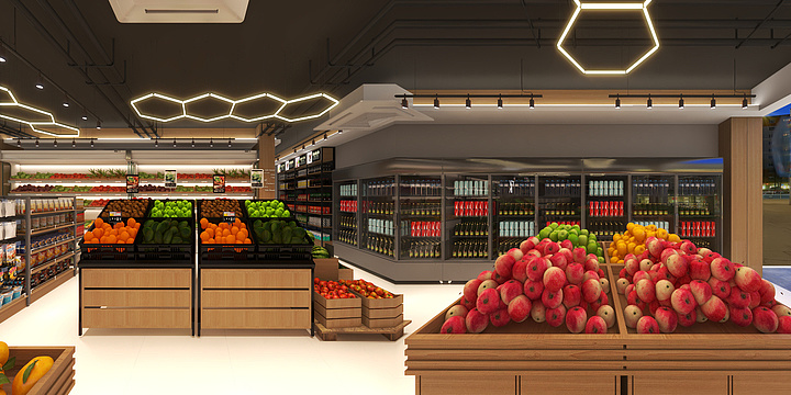 曾福庆-广州天河东圃超市-装修设计方案