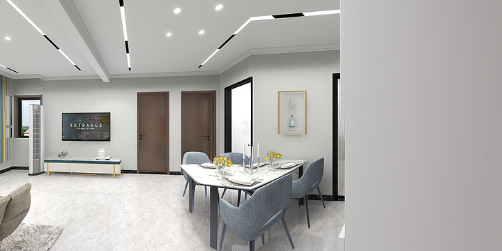 宏创装饰设计-太行佳苑-无主灯-装修设计方案