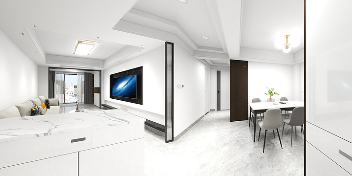 符金鞭-2栋802室装修设计图-装修设计方案