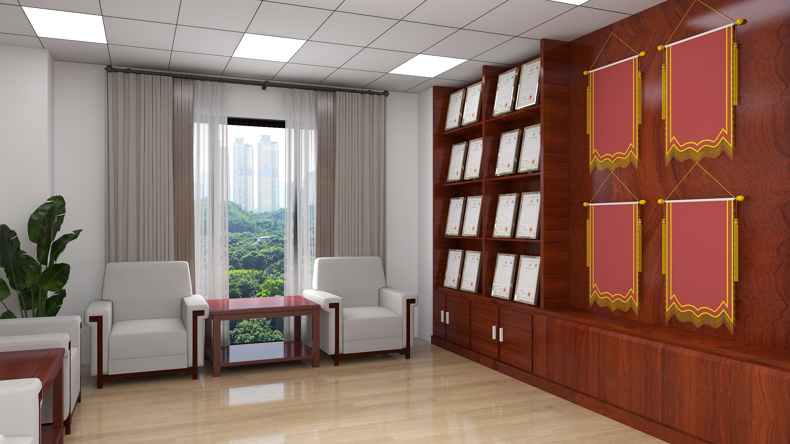 三石RAco-荣誉接待室-装修设计方案