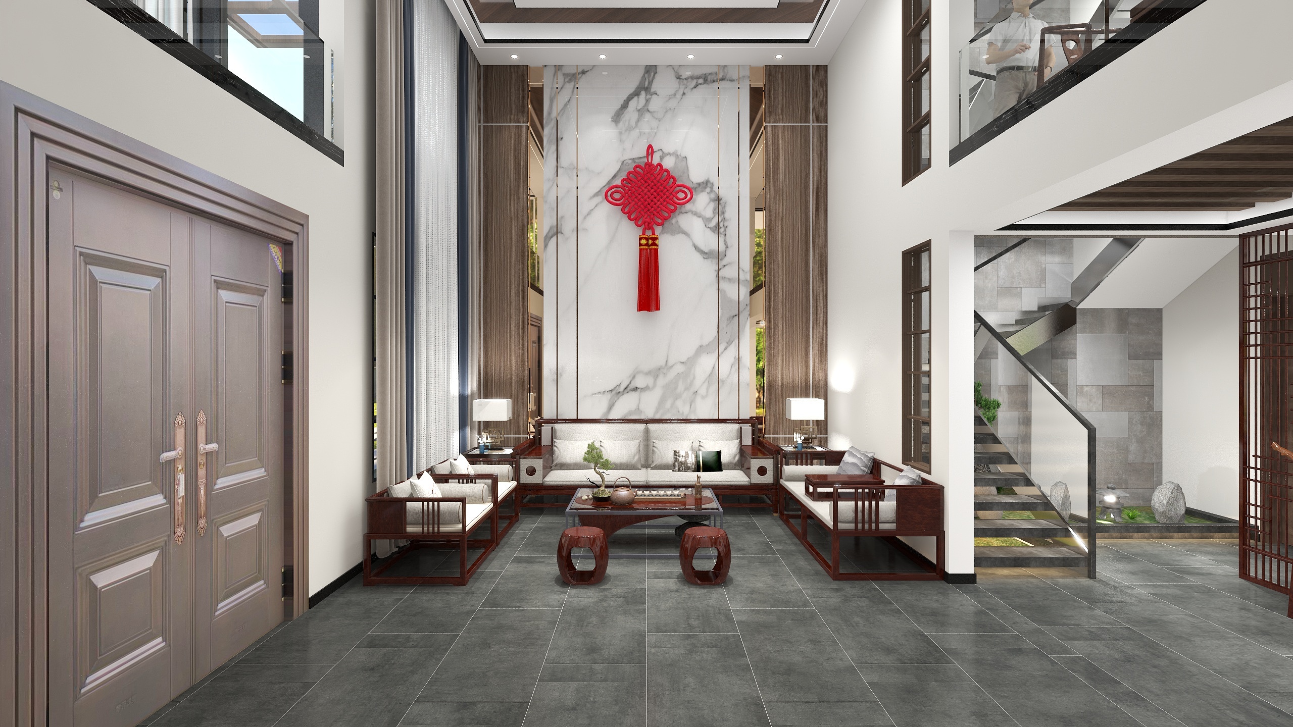 神马云在线-回龙山庄169㎡-乡墅装修效果图