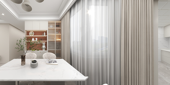 Is_chan-奶油风--装修设计方案