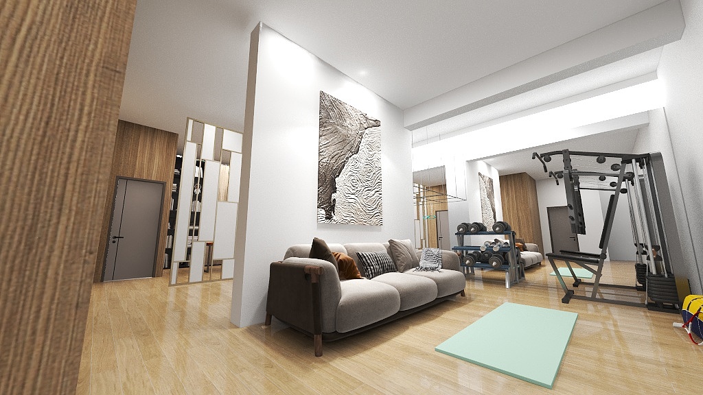 爱微出品必属精品-大华锦绣时代89平底越-装修设计方案