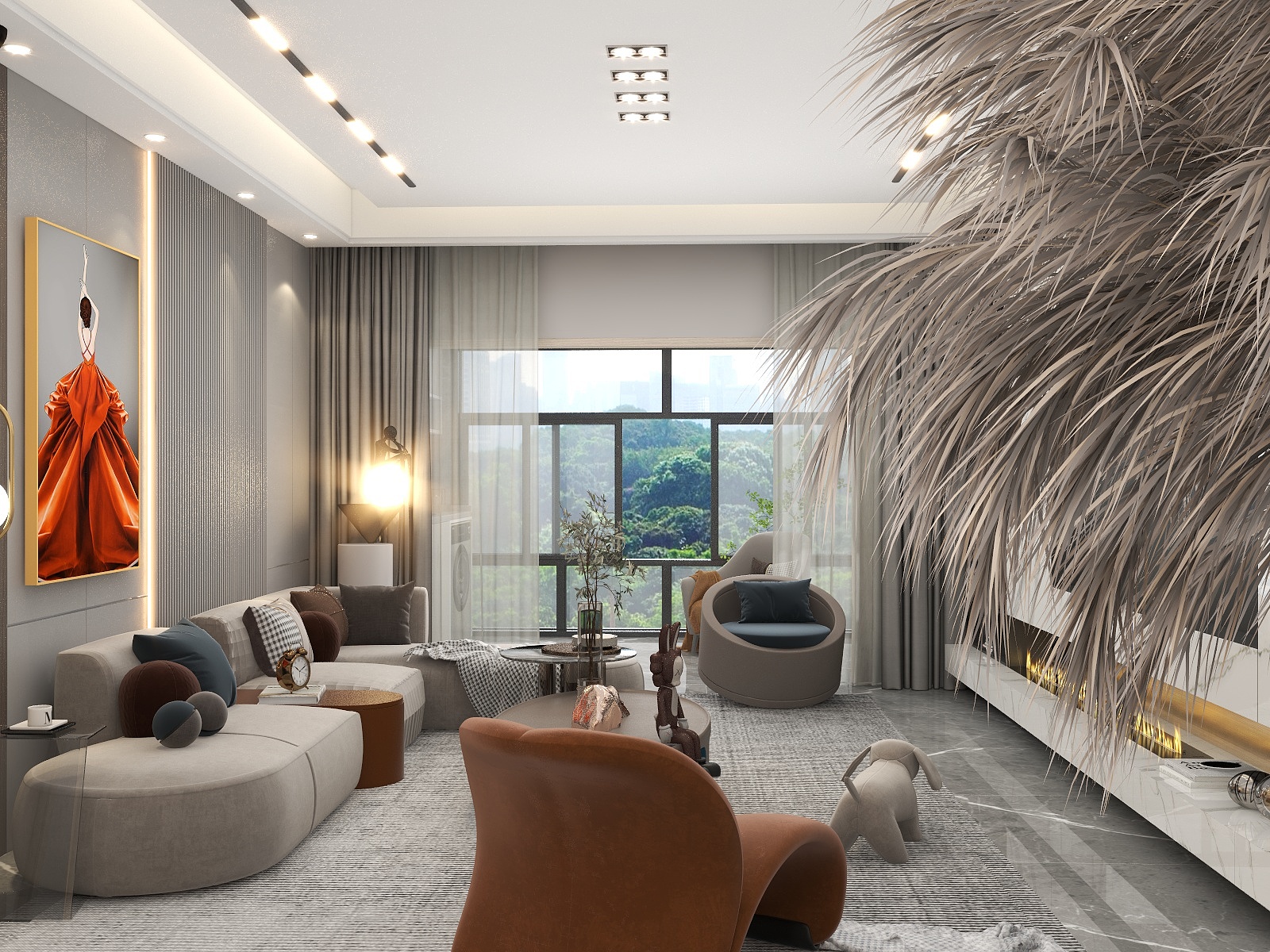 吴秀芳设计师-佳兆业玖珑山143㎡-装修设计方案