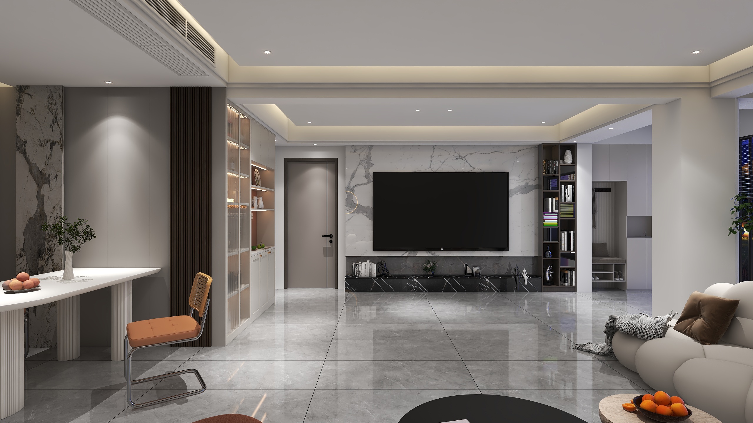 園夢空間設計丨王洪帅-长沙-福天星中心-3房设计-装修设计方案