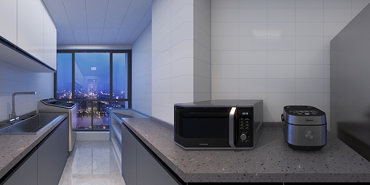 SuperSpaceDesign-金澜府28-2-1304号 吴坤 效果图-装修设计方案