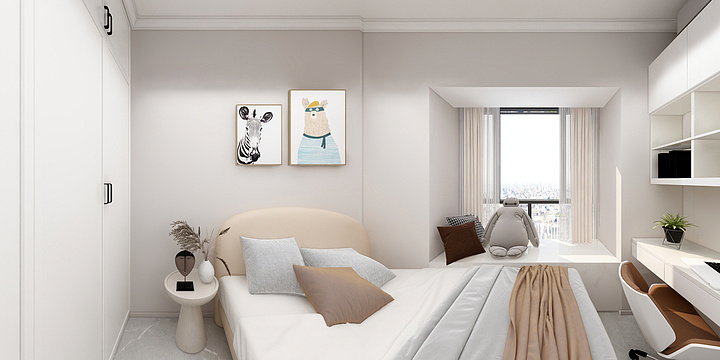 82之后的记忆-88㎡3室-装修设计方案