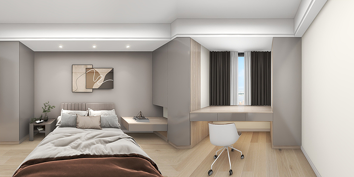 影岛-龙城国际3栋1703室-装修设计方案