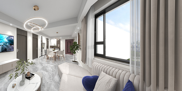 南通设计师杨文韬-滨江花苑三期4号703室 葛先生-装修设计方案