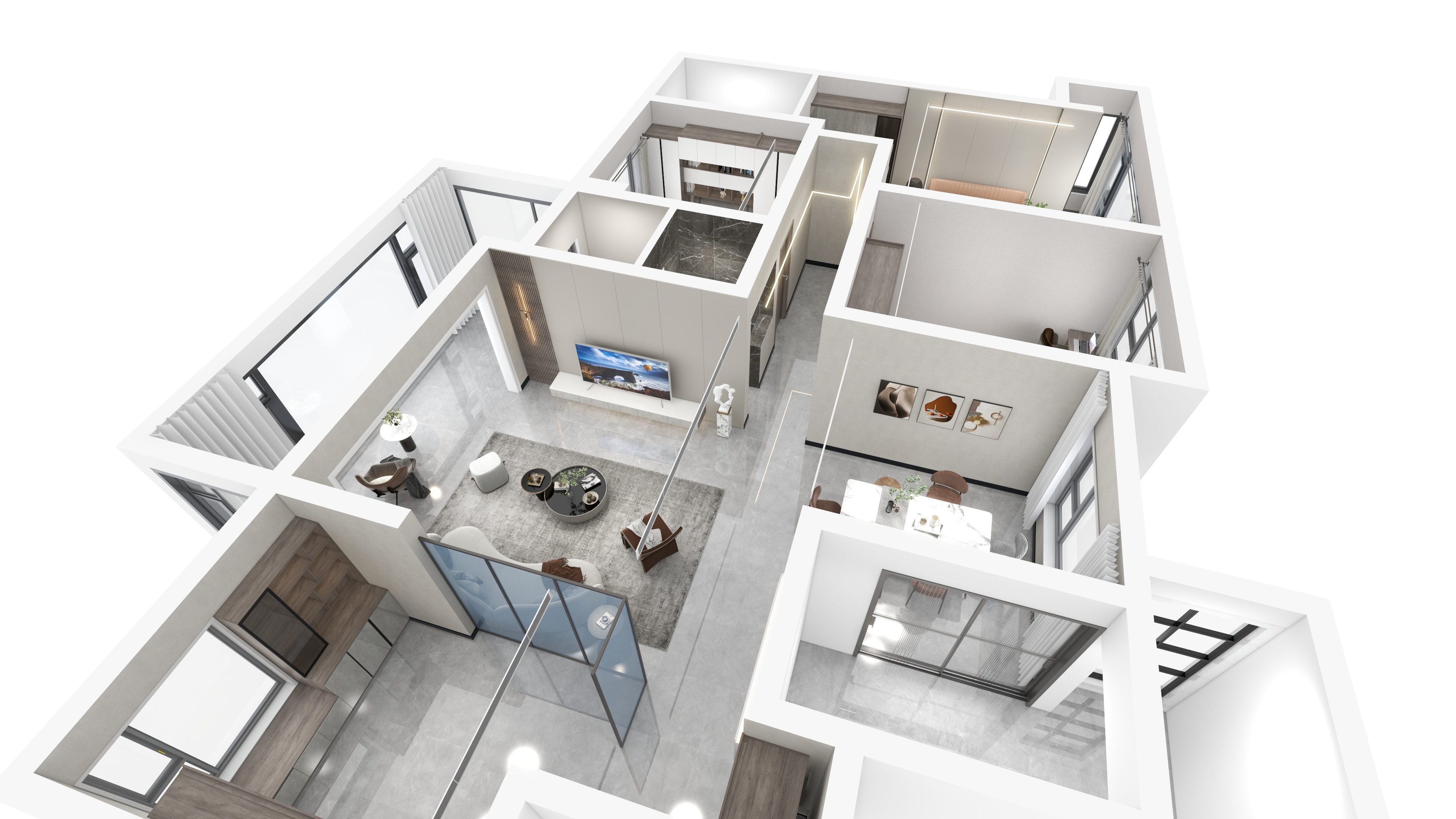 COLDEC蔻帝湖南芷江-中央公园7-2-1106现代-杨翠莲-装修设计方案