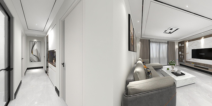 艺天装饰工程有限公司-客厅-装修设计方案