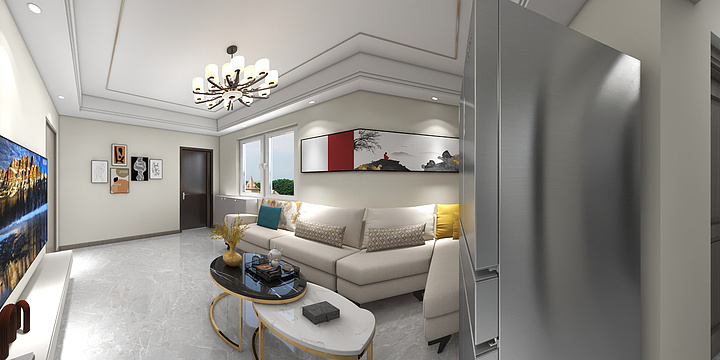 西安全屋定制中心-开元小区-装修设计方案