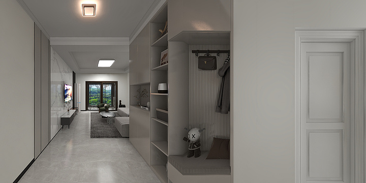 曲周壹木全屋定制-盛世长安小区西户-装修设计方案