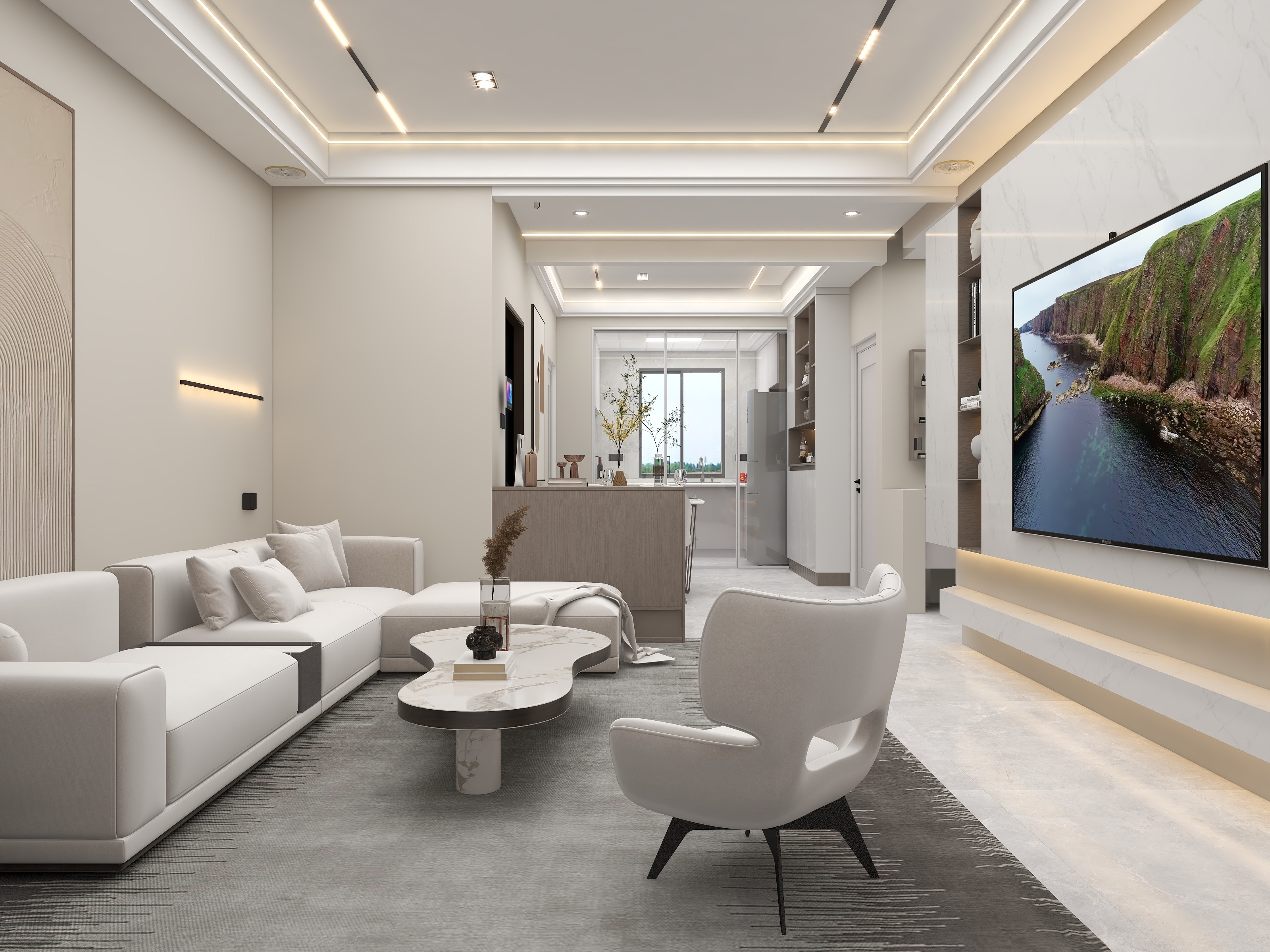 壹诺设计工作室-简约装修效果图