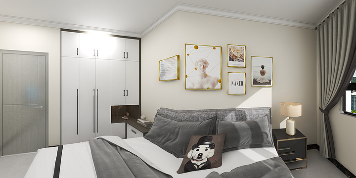 吉鸿无醛全屋定制-时代公馆5栋1003-装修设计方案