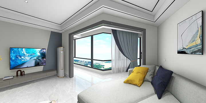 夜丿微凉-林达阳光新城4栋12-2户型-装修设计方案