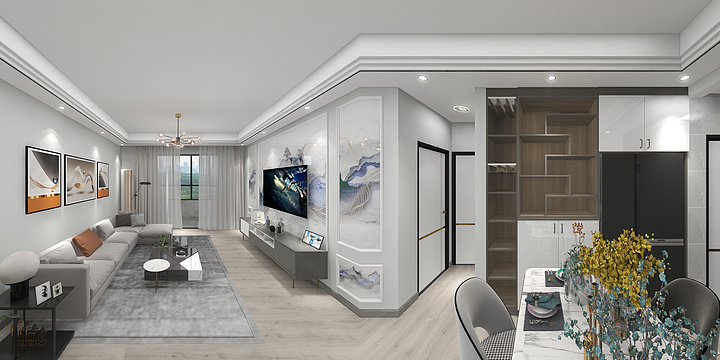 smile文帅-利华皇家公馆93㎡3室-装修设计方案