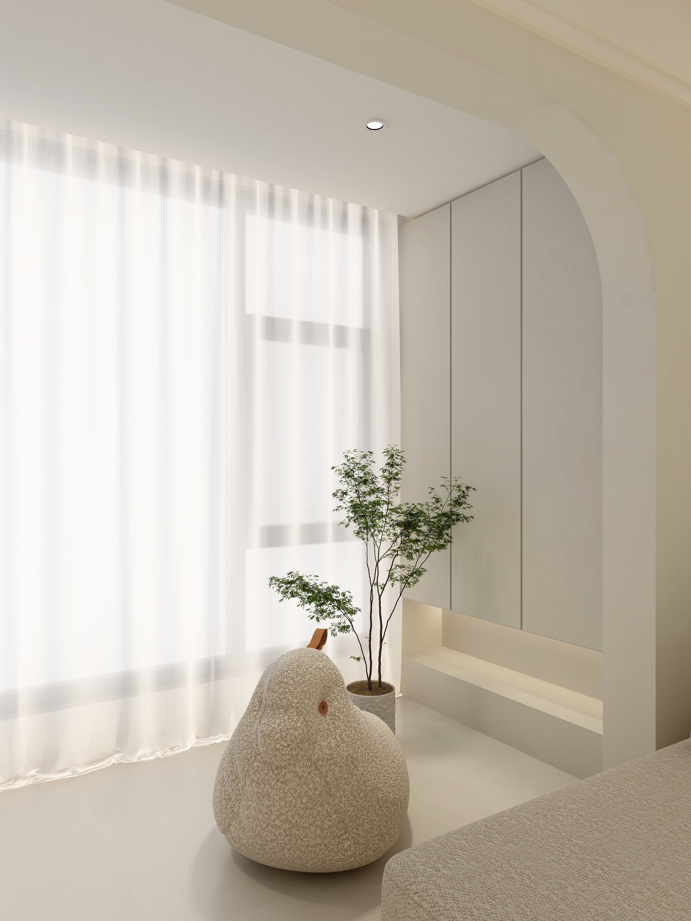 咪過黎-喜悦城奶油风-装修设计方案