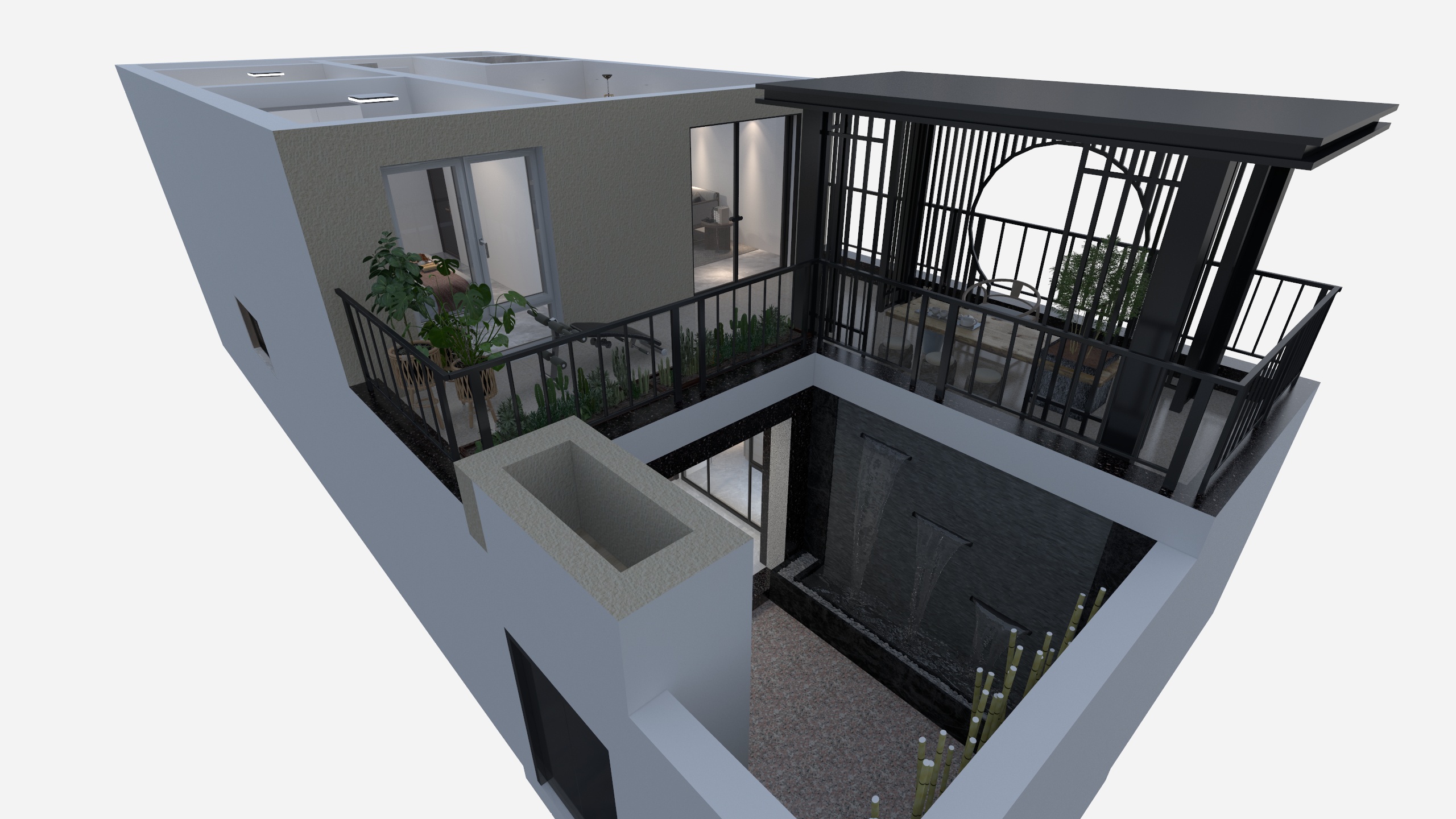 秦巍-独栋小院-装修设计方案