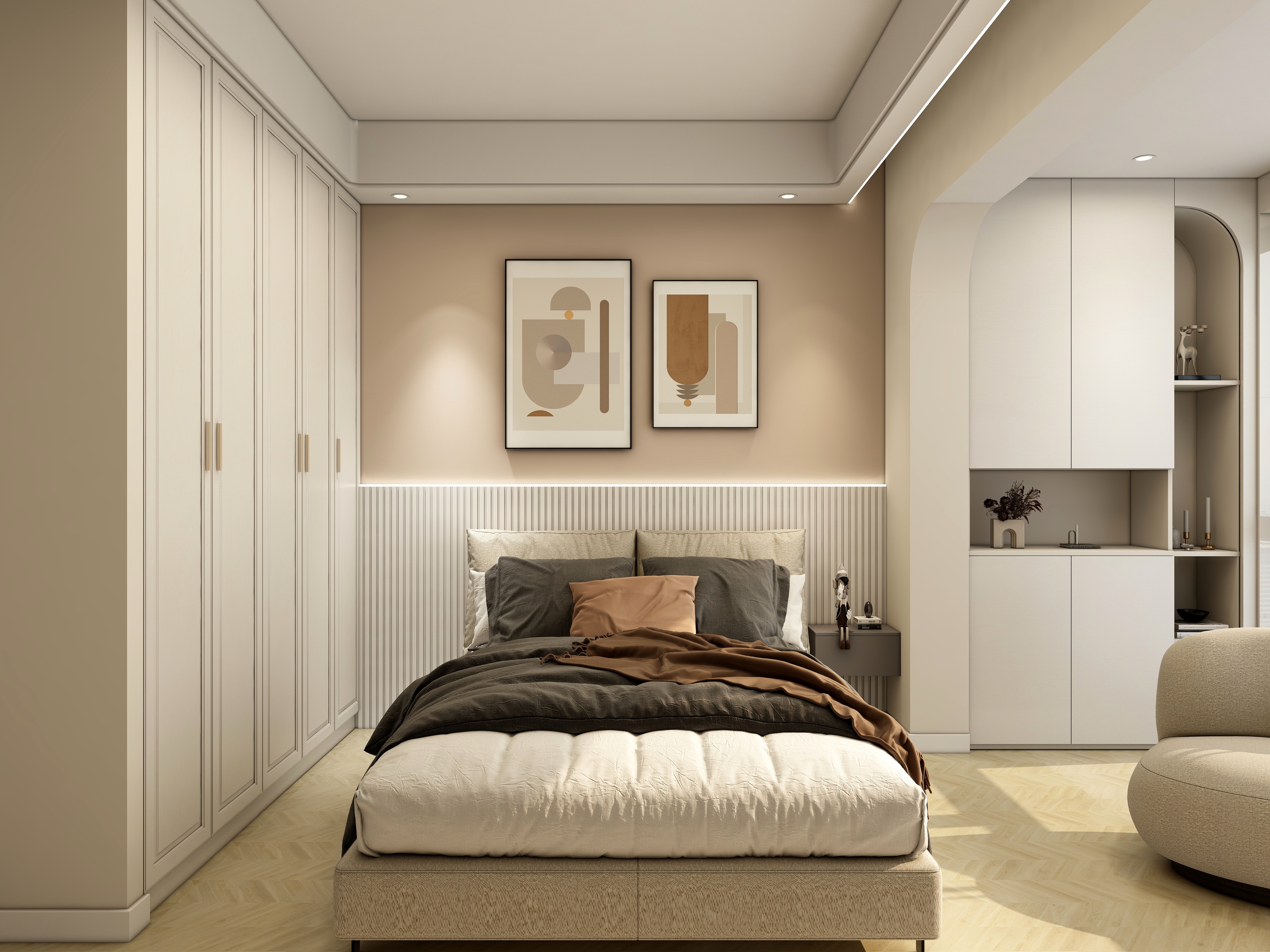 刘凌云NewS-嘉唐公路99弄_法式奶油-装修设计方案