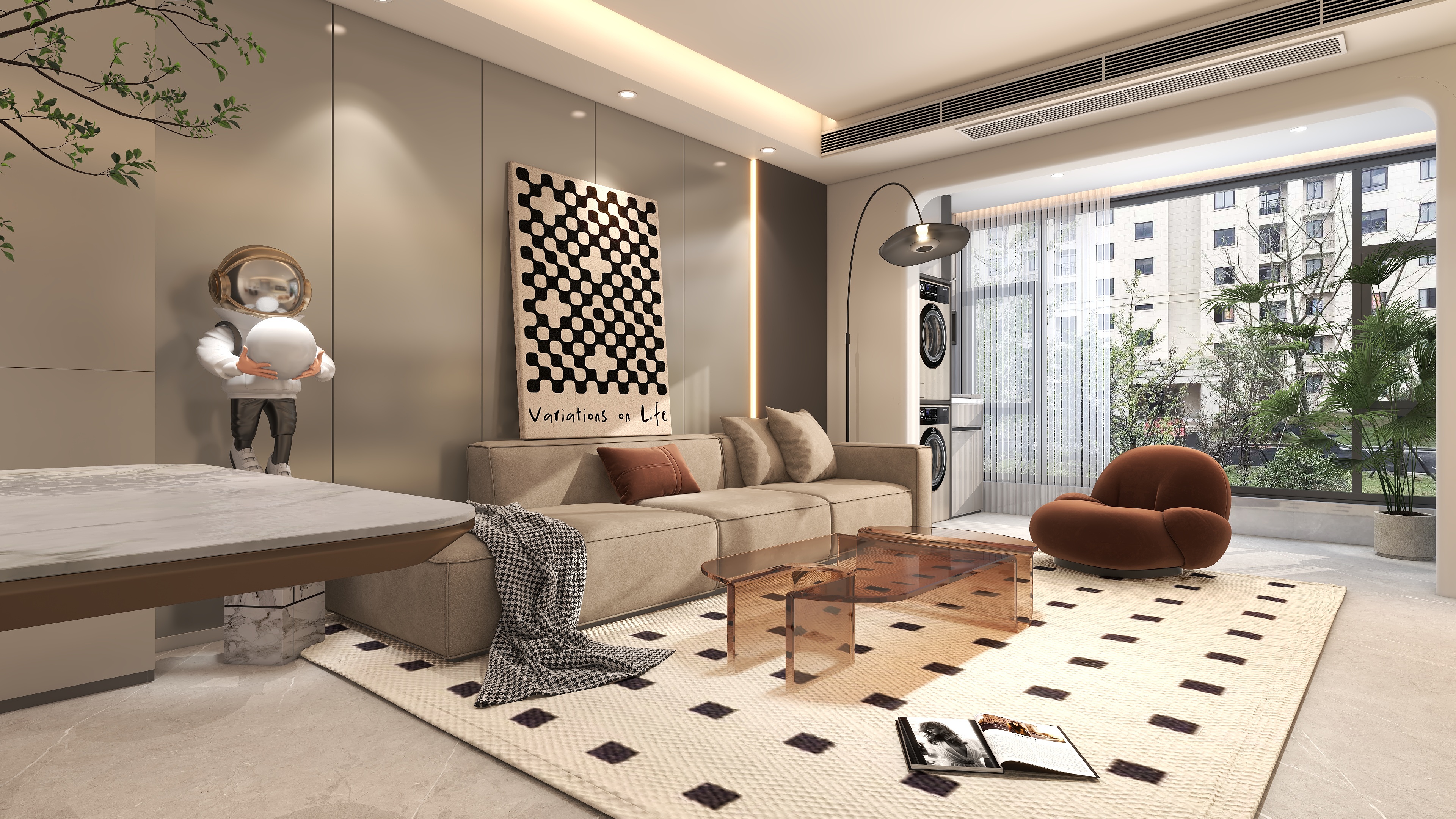 博颂雅装饰_-泊景湾145平现代-装修设计方案