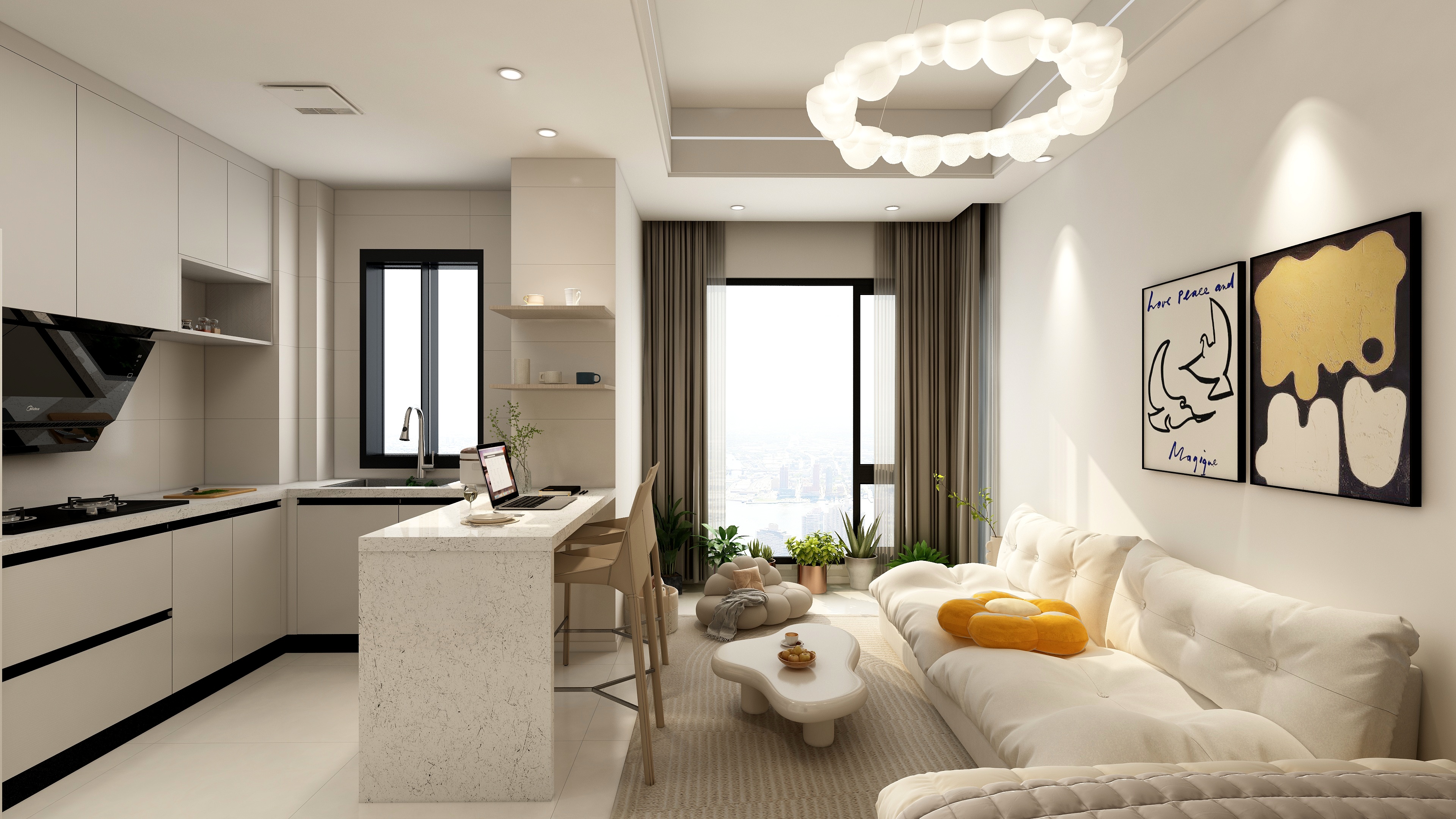 小卡BRO-万晟金街60㎡-装修设计方案