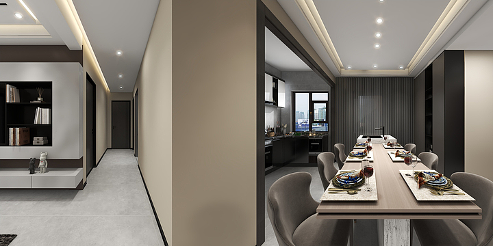 临沂匠心艺设计-祥云大院27号楼套内115-装修设计方案