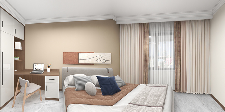 晴天效果图设计工作室-文苑仕居-装修设计方案