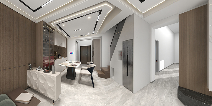 LiMingdDesign-现代风格复式楼-装修设计方案