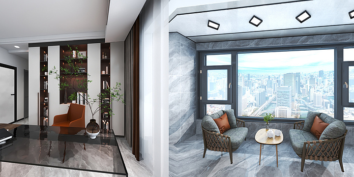 张琪-绿地10-02户型高品-改三室-装修设计方案