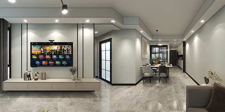 全案设计师曾晖-公园城14-1-2003-装修设计方案