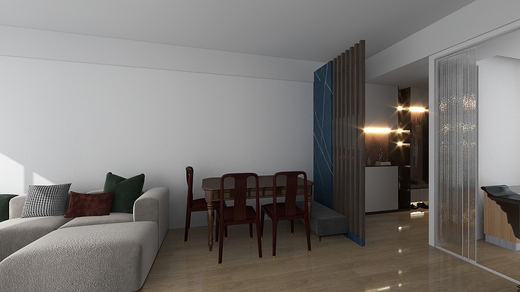 施燕平-1403厨房餐厅布局-装修设计方案