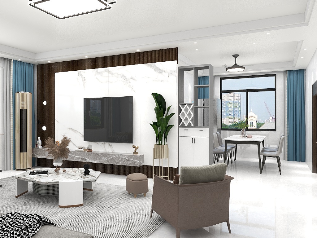 竹之梦全屋整装郭畅-南大金泰世家1*2*401钟涛方案-装修设计方案