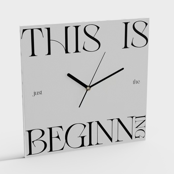 modern wall clock