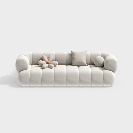 French cream style sofa