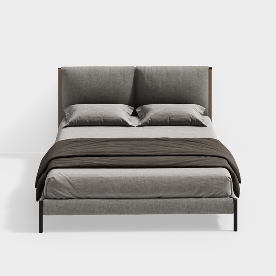 Italian Molteni&C Modern Double Bed