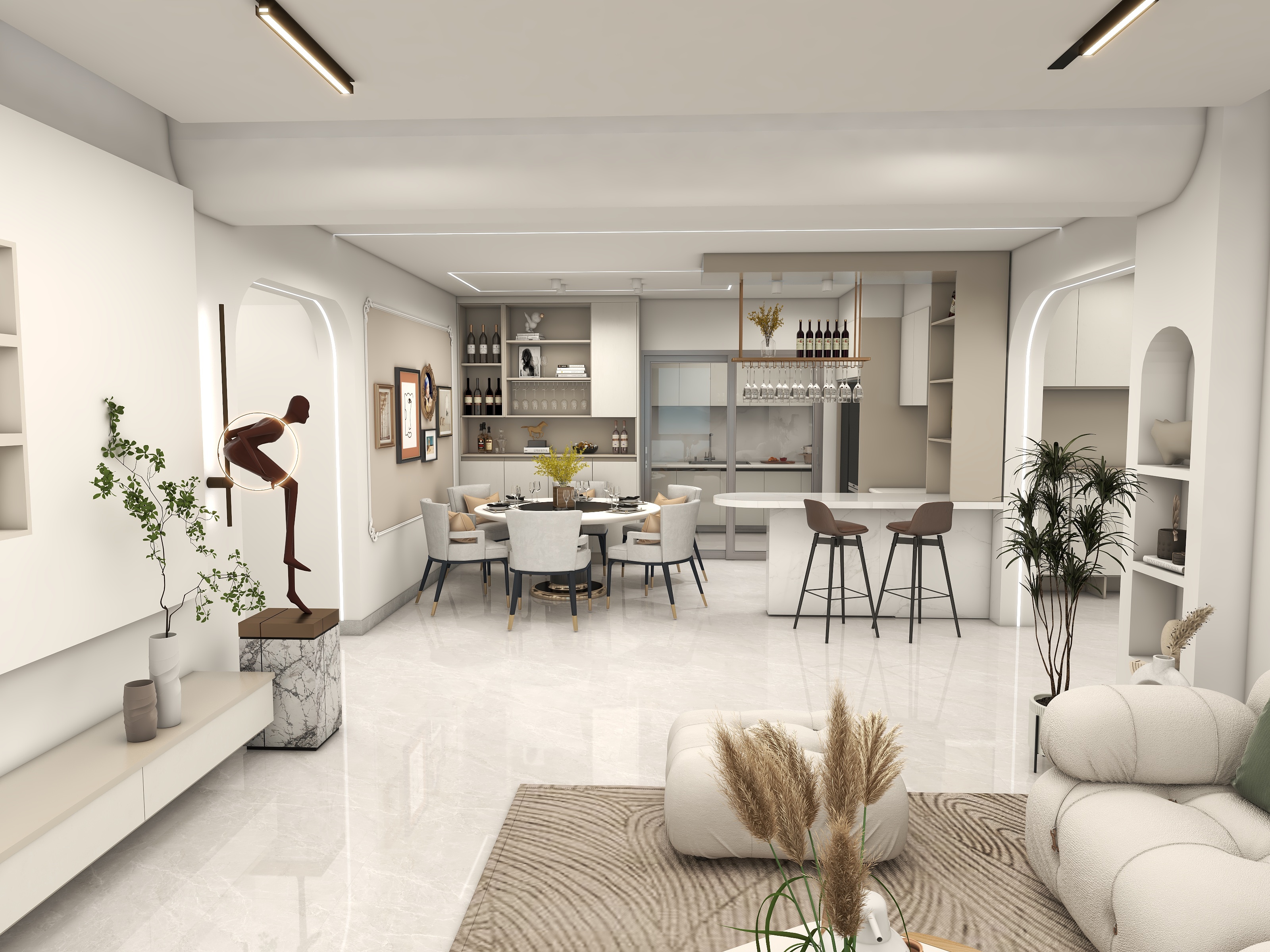 金牌设计师-0001-奶油风175平米5室2厅-副本-装修设计方案