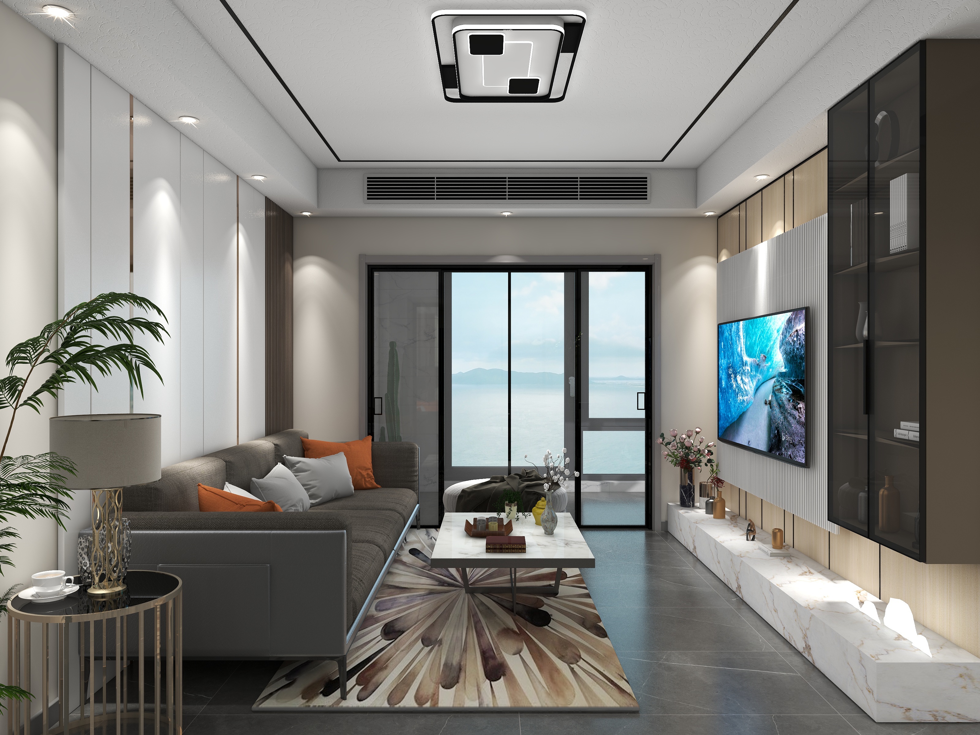 龍鳳設計-现代简约102㎡3室-装修设计方案