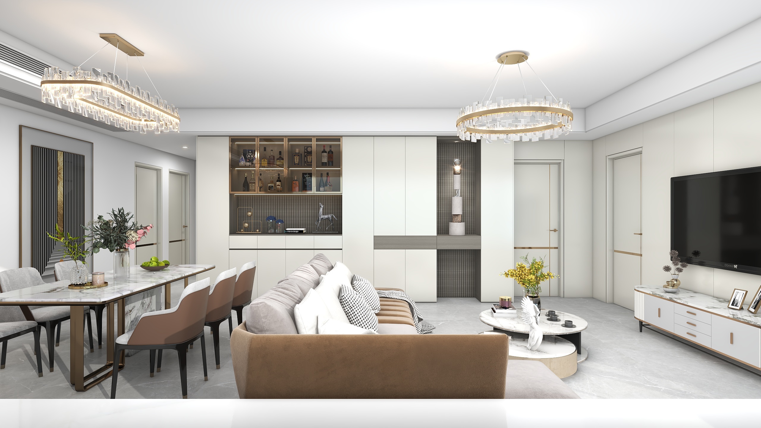 徐家杰-翠湖香山-渲染轻奢-装修设计方案