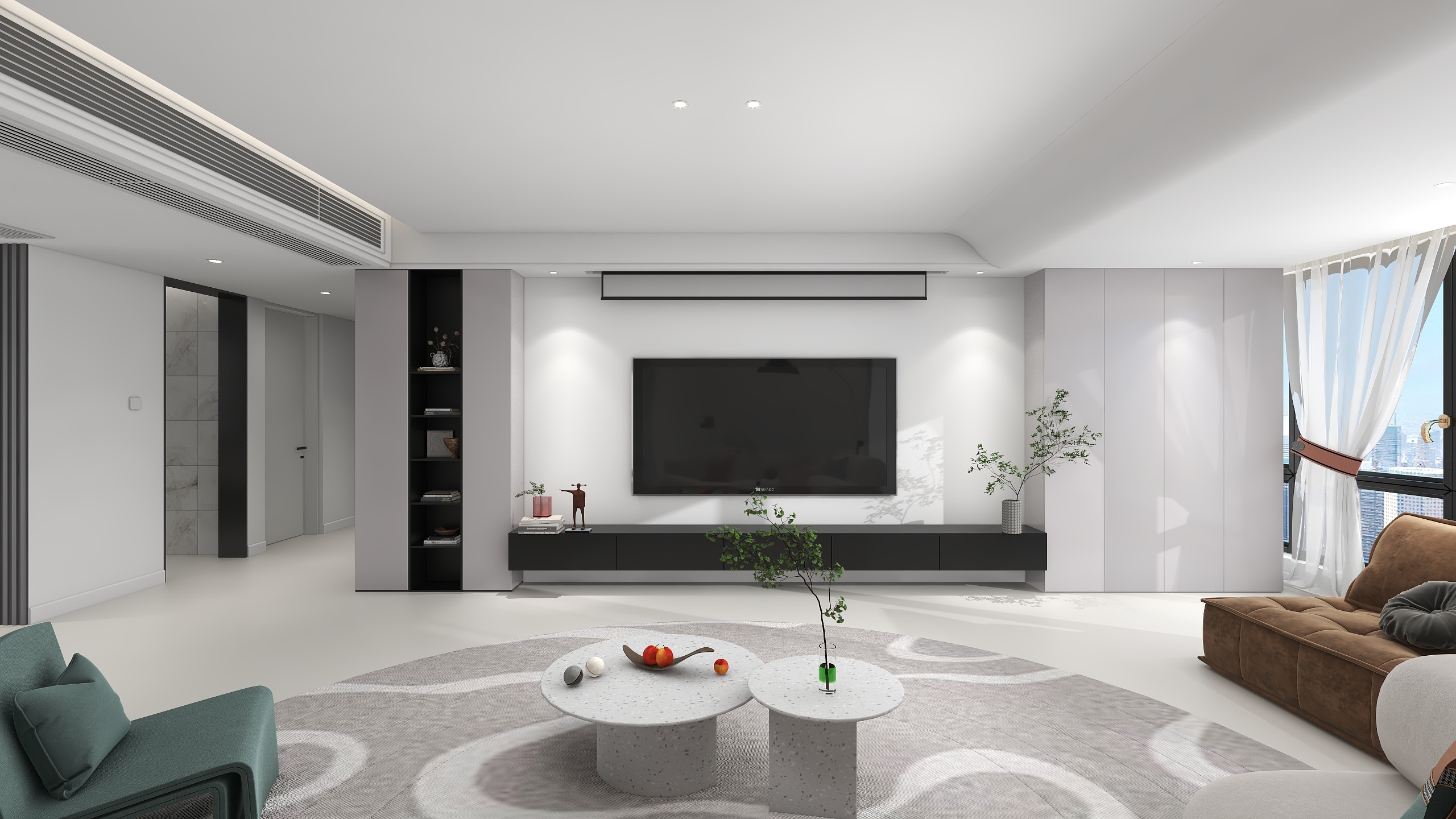 木乙山禾全案设计丨王昊-长沙-梧桐庄园-200平雅居设计-装修设计方案