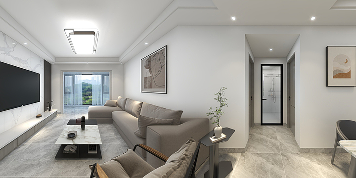 宁远县新巢装饰设计工程有限公司-壹品江山2栋2002房效果展示2-装修设计方案