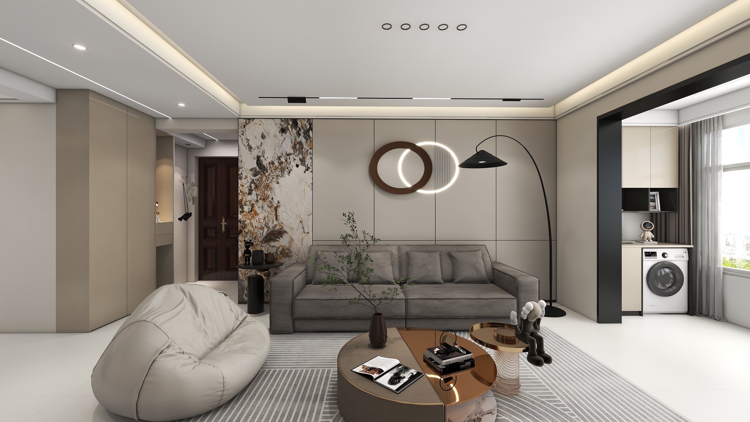 张家川锦尚饰家全屋整装-阿阳华府-第一套方案-装修设计方案