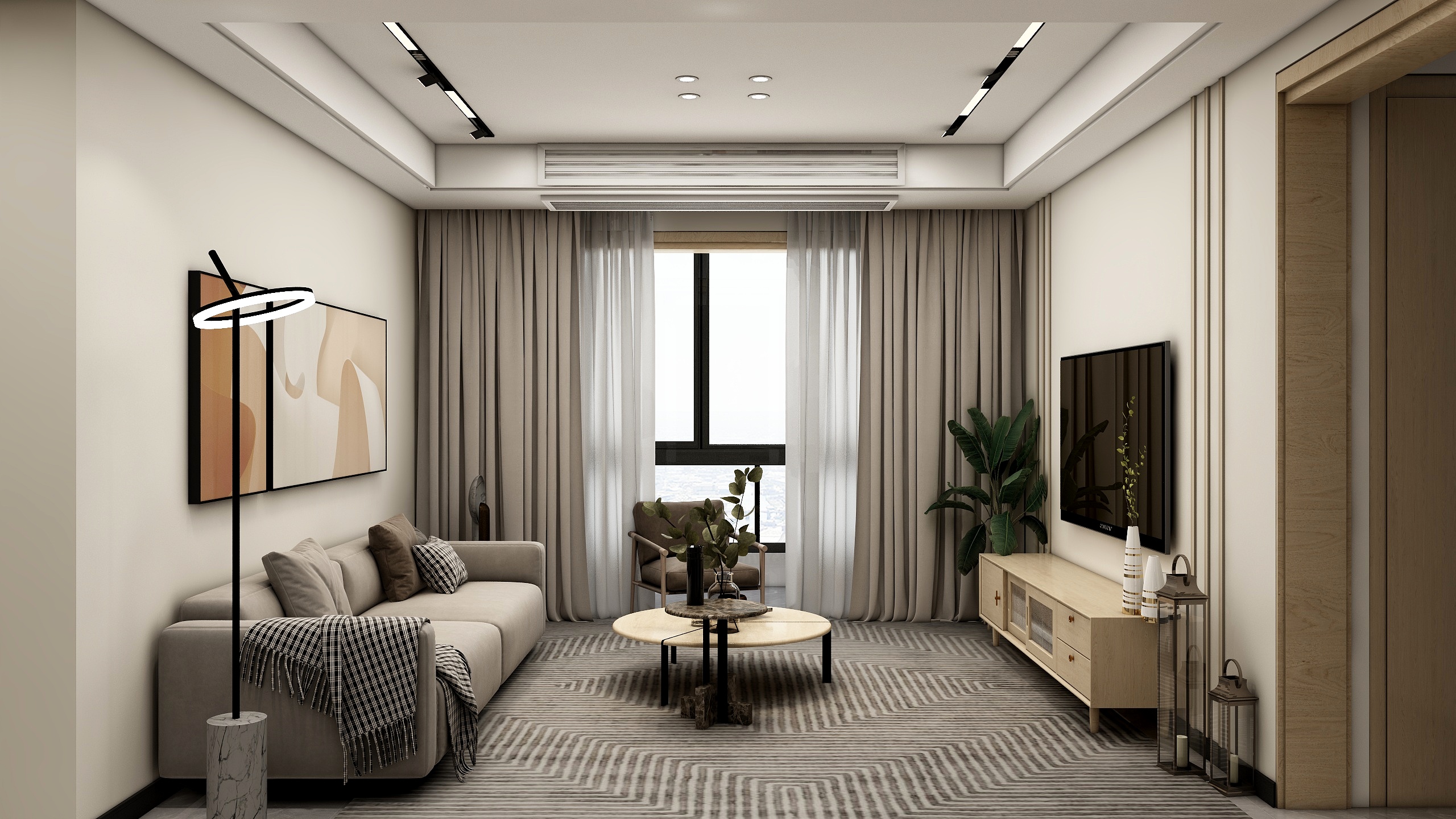 背影fdCH-远大时代城中户-装修设计方案