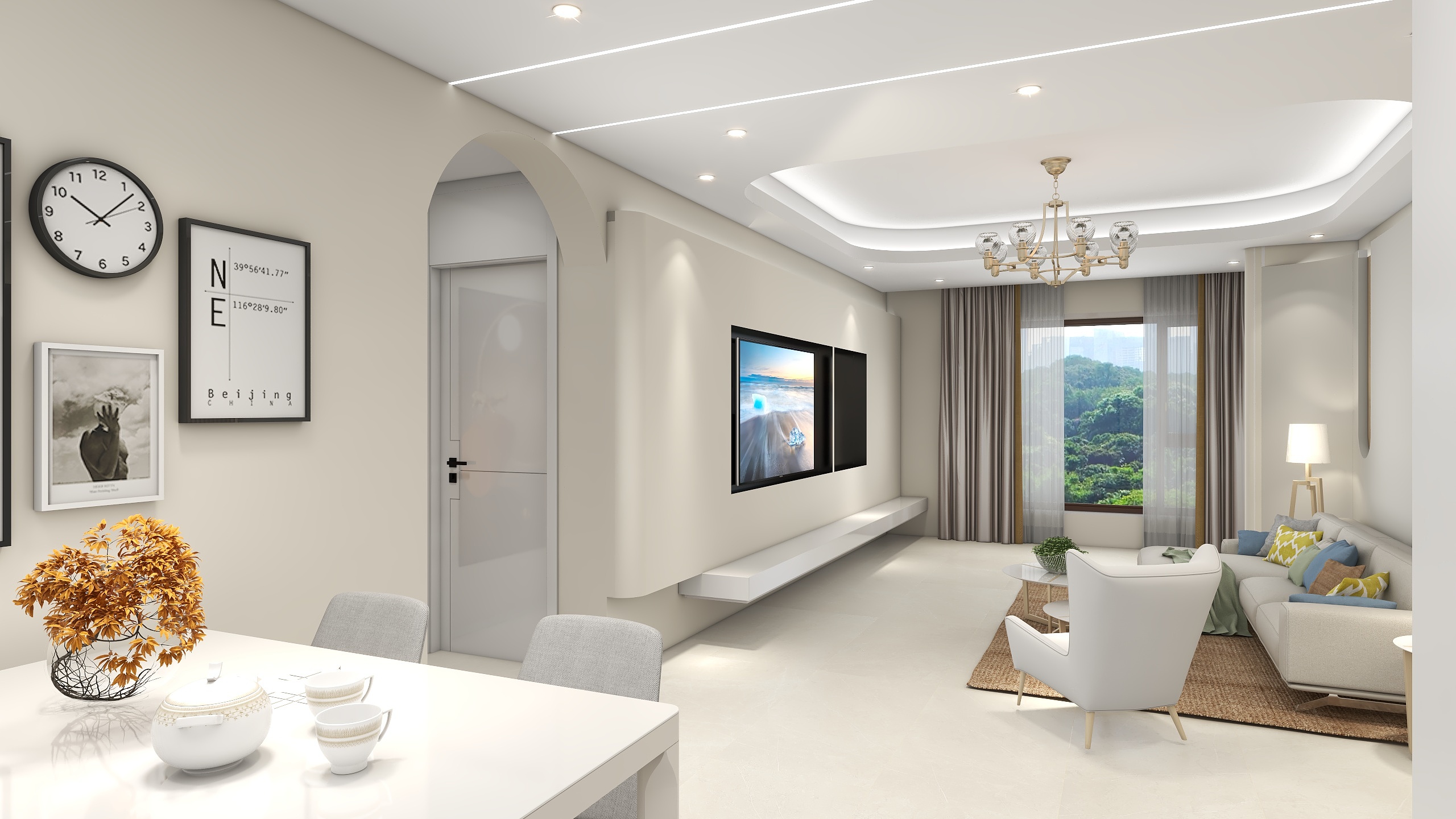 樊利臣13394752078-140平米奶油风方案2-装修设计方案