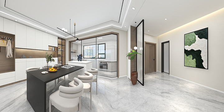 ST设计室-港湾装饰之湖园大镜4-8东-装修设计方案