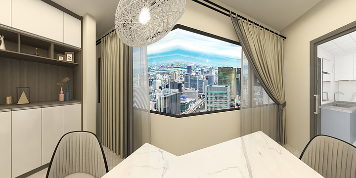 MNM1-幸福湖畔23-802-装修设计方案